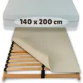 Produktbild: Matratzenschoner Hochwertiger Lattenrostschoner – Atmungsaktive Matratzenunterlage flex it, Besonders rutschfest, Allergiker geeignet, deutsche Markenqualität 140 cm x 200 cm x 0.3 cm