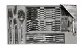 Produktbild: Justinus Besteckset Croco 30 teilig Design Krokodilhaut Edelstahl 18 / 10 Silber