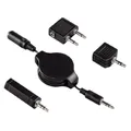 Produktbild: Hama 00122369 Flugreiseadapter-Set (4-teilig) schwarz
