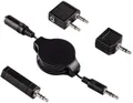 Produktbild: Hama Audio-Verbindungskabel/Adapter 122369 FLUGREISEADAPTER-SET Schwarz