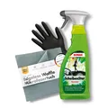 Produktbild: SET- SONAX ScheibenStar Glas + Waffle Mikrofasertuch, Nitrilhandschuhe