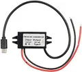 Produktbild: revolt Spannungsreglermodul: DC/DC-Spannungswandler für 12/24 zu 5 V, 3 A, IP67, USB-Stecker Typ C (USB-C-Stromversorgungsmodul, DC-DC-Abwärtsmodul-Spannungsregler, Überspannungsschutz)