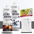 Produktbild: Best Body Vital Drink Zerop 2 Flaschen a 1 Liter mit 1 Dosierpumpe  14,00€ /Ltr.