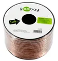 Produktbild: Goobay Lautsprecher Kabel Spule transparent 2 x 0,75 mm² 100 m Boxen Speaker 151