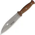 Produktbild: Condor Primitive Bush Messer, rostfreie 420HC Klinge, Walnussgriff, Lederscheide