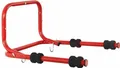 Produktbild: Mottez B053QRAE Fahrradwandhalter für 2-Räder, 520x440x300mm, rot