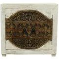 Produktbild: Orientalische Vintage Kommode Weiss Aswa - 90cm