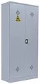 Produktbild: Lüllmann Umweltschrank komplett montiert grau 195x92x42cm (HxBxT) Gefahrstoffschrank Pflanzenschutzschrank Chemikalienschrank Spritzmittelspind 566250
