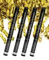 Produktbild: 4x XXL (60 cm) Partykanone Partypopper Streamer ®Auto-schmuck (Luftschlangen Gold)