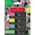 Produktbild: Faber-Castell Textmarker TL 64 Graffiti 254690 sort 4St