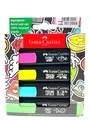 Produktbild: FABER-CASTELL Textmarker TEXTLINER 46 GRAFFITI, 4er Etui #5013068