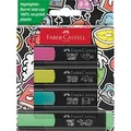 Produktbild: 254690 FABER-CASTELL Textmarker TL Graffiti Kartonetui 4er ~D~