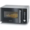 Produktbild: Severin - Mikrowellengerät Mikrowelle m.Grill MW 7773 si-sw Heißluft,20L
