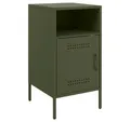 Produktbild: vidaXL Nachttisch Nachttisch Olivgrün 36x39x68 cm Stahl (1-St)