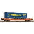 Produktbild: Fleischmann 6660083 N Taschenwagen T5 Sdgnss + Auflieger LKW WALTER Wascosa Neu