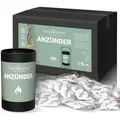 Produktbild: holz4home® Anzündtüten 500 Stück Grillanzünder Kaminanzünder Anzünder I Ofenanzünder Kaminofenanzünder für Zuhause I Outdoor & Indoor Anz...