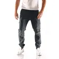 Produktbild: Jack & Jones Cargojeans Jack & Jones Paul Flake Tapered Slim Cargo Herren Jeans Hose grau W36/L34