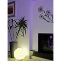 Produktbild: TRANGO LED Gartenleuchte, 250GB IP65 Gartenkugel in 25cm Durchmesser inkl. je 1x E27 LED Leuchtmittel *NATURE* Kugelleuchte mit ca. 5 Meter IP44 Kabel, 3000K warmweiß, Gartenleuchte, Leuchtkugel, Gartenkugelleuchte, Kugellampe Ø 25 cm