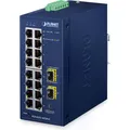 Produktbild: Planet IP30 Industrial L2/L4 16-Port (16 Ports) (IGS-4215-16T2S-U)