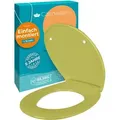 Produktbild: Calmwaters® Premium WC Sitz einfache Montage, Toilettendeckel bis 250 kg, Made in EU, antibakterieller Duroplast, Absenkautomatik, 2 Montage
