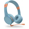 Produktbild: Hama Teens Guard II kabelloser On-Ear Kopfhörer Blau/Orange