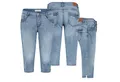 Produktbild: SUBLEVEL Bermudas Damen Capri Hose Jeans Shorts 3/4 Hose Short Bermuda Denim Short