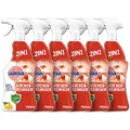 Produktbild: Sagrotan Küchen-Allzweck-Reiniger Spritzige Zitrone – 2in1 Desinfektionsreiniger für die zuverlässige Reinigung von Küchenoberflächen – 6 x 750 ml Sprühflasche