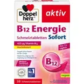Produktbild: DOPPELHERZ B12 Energie Sofort Schmelztabletten 30 St. PZN 12454309