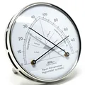 Produktbild: Fischer 142.01-01 Raum-Klimamesser - Synthetic-Hygrometer u. Bimetall-Thermometer mit Edelstahl-Pins - Made in Germany