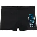 Produktbild: Boxer-Badehose CHIEMSEE, Kinder, Gr. 110/116, N-Gr, schwarz, Polyamid, Badehosen, mit Logodruck