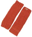 Produktbild: GURU SHOP Wollstulpen mit Perlmuster, Strickstulpen aus Nepal, Beinstulpen - Rostorange, Herren/Damen