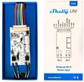 Produktbild: Shelly UNI WLAN BT Universalmodul – Smart Home Sensor/Relais 12–36V DC, DIY