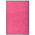 Produktbild: vidaXL Fußmatte Waschbar Rosa 60x90 cm