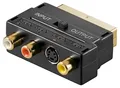 Produktbild: Scart zu Composite Audio Video und S-Video Adapter, IN/OUT