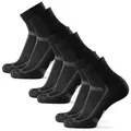 Produktbild: DANISH ENDURANCE Basicsocken Long Distance (3-Paar) rutschfeste Sportsocken, Ideal für Läufer, Anti-Blasen schwarz 39/42