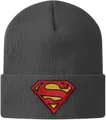 Produktbild: Superman Patch Beanie Mütze Darkgrey