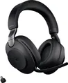 Produktbild: Jabra Evolve2 85 MS Over Ear Headset Bluetooth, kabelgebunden Stereo Schwarz Mikrofon-Rauschunterdrückung Lautstärkeregelung, Batterieladeanzeige