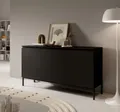 Produktbild: Selsey Sideboard Bemmi - Kommode 3-türig, Schwarz, 150 cm