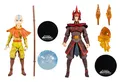 Produktbild: Avatar Der Herr der Elemente Actionfigur Aang + Zuko (Helmeted Gold Label) 18 cm