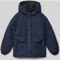 Produktbild: Jack & Jones Steppjacke mit Kapuze in Marine, Größe 176