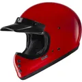 Produktbild: HJC V60 Solid Retro Motorradhelm Gr. M Vintage 80er Jahre rot glanz