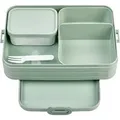 Produktbild: Mepal - Lunchbox Take A break large - Brotdose mit Fächern - Geeignet fur bis zu 8 butterbrote - Ideal für mealprep - 1500 ml - Nordic sage