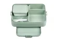 Produktbild: Mepal - Bento Lunchbox Take A Break Large - Brotdose mit Bento-Box - Meal Prep Box für Sandwiches, Kleine Snacks & Reste - Snack & Mittagessen - Essensbox mit Fächern - 1500 ml - Nordic Sage