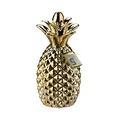Produktbild: Relaxdays 2 x Spardose Ananas, Sparbüchse in angesagtem Ananas Design, Münzen & Scheine, Deko Ananas, HxD 24 x 10,5 cm, Gold
