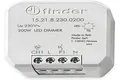 Produktbild: finder 15.21.8.230.0200 Unterputz Dimmer Geeignet fuer Leuchtmittel: LED-Lampe Hellgrau