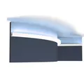 Produktbild: Orac Decor CX190F AXXENT U-PROFILE flexible Eckleiste Zierleiste Stuckleiste 2 m