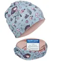 Produktbild: HECKBO Beanie & Loop Set Meerjungfrau - Wendemütze für Kinder 2-8 Jahre - Baumwolle hautfreundlich - Waschbar - Mädchen Loop Schal (48–54 cm)
