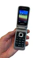 Produktbild: Zweithandy • gebraucht & geprüft • SIMFREI • Silber • Samsung Flip C3520 Groß