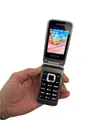 Produktbild: gebauchtes Klapphandy Samsung GT-C3520 • Silber • Alle Netze • Flip Phone