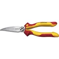 Produktbild: Wiha Flachrundzange Industrial electric mit Schneide gebogene Form, ca. 40° (35462) 200 mm (200 mm) (WH35462)